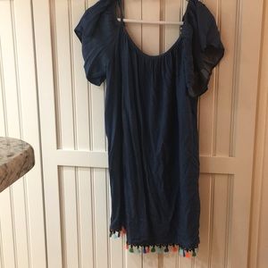 Denim dress with straps size xlarge